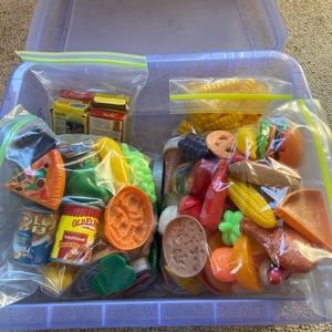 Play food plastic toys for kids